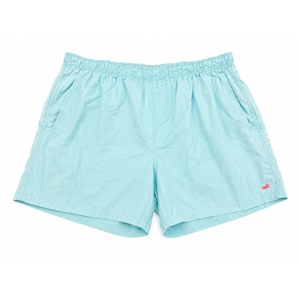 Southern Marsh Swim Trunks Men's 2XL Blue Elastic Waist Lined Shorts